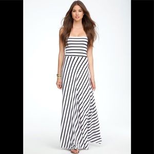 Arden B strapless maxi dress!
